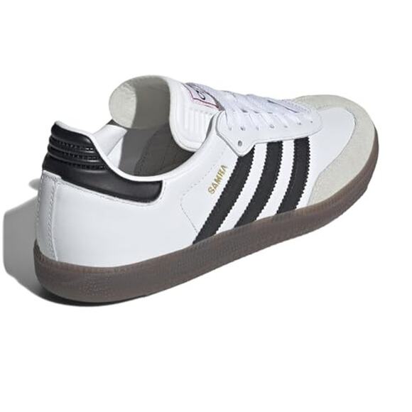 NWT Adidas Unisex Samba Indoor Soccer Shoe Cloud White/Black/Vivid Red-8.5Men\'s